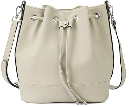 AFKOMST Beuteltasche Damen,Leicht Schultertasche Damen Gross und Sanft Handtasche mit 2 Schulterriemen