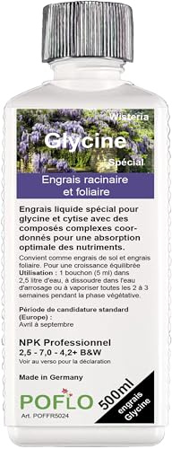 POFLO Engrais Glycine Engrais Cytise Engrais liquide HIGH-TECH (500 ml)