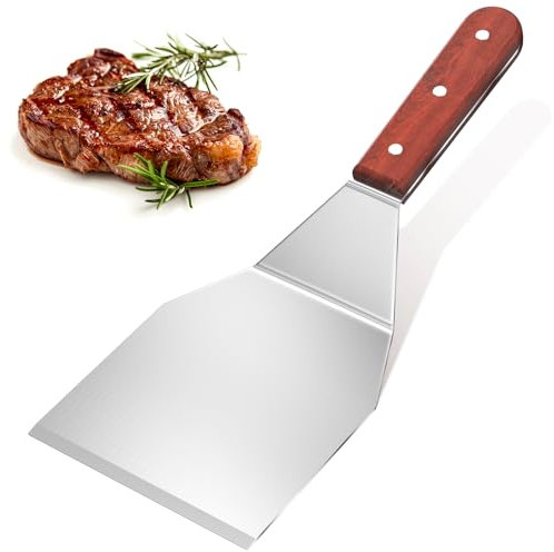 WinGluge Spatola Cucina, Professionale Pizza Tagliapasta, Spatole per Burger, Acciaio Inossidabile Bbq Barbecue, per Hamburger, Ideale per Servire Lasagne e Pizza, Lavabile In Lavastoviglie