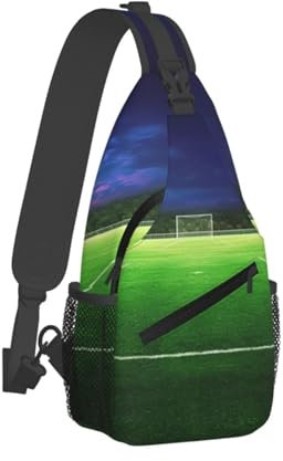 Brusttasche Fussballplatz Schultertasche Männer Brust Umhängetasche Multifunktionale Sportliche Brusttasche, Für Laufen, Outdoor-Aktivitäten, Radfahren