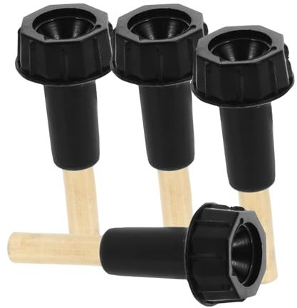 DIYEAH 4pcs Light Switch Knob Extension Rod Set for Replacement Fan and Lamp Switch Extension Bar Compatible Hotel Room Lighting