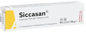 Siccasan Gel con Carbómero y Dexpantenol para los Ojos | Lágrimas Artificiales Lubricantes | Ayuda con los Ojos Secos | Alivio para los Ojos Irritados