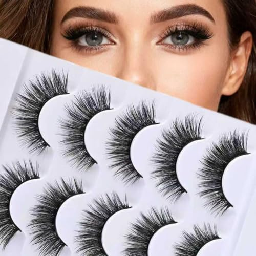 Luxalba [5 Pairs] CC Curl Wispy Mink Lashes