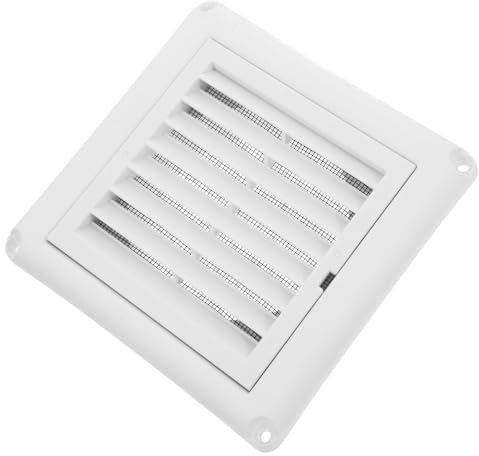 SEWACC Rejilla de Ventilación Mosquitera de Plástico Resistente 100 Mm, Cubierta Anti-envejecimiento para Techo y Piso, Protección contra Insectos y Flujo de Aire Óptimo, Sistema