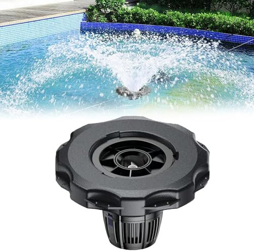 Großer Teich Schwimmender Brunnen, Swimmingpool -brunnen -kit, 20000l/h Brunnenpumpe, 360 ° -d -Filter -Filter -wassereinlassabdeckung Mit 10 M Netzkabel Und Keramikwelle, Für Fischteich, Schwimmbad