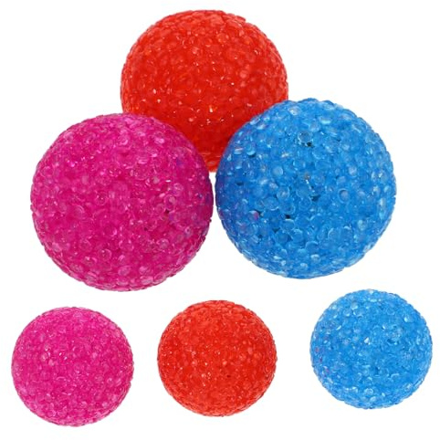 POPETPOP Lot De 6 Balles pour Chat avec Clochette, Jouet Interactif Sonore en Plastique Coloré, Diamètre 5cm, Stimulation Mentale Et Physique pour Chatons Et Chats, pour Jeux D'intérieur