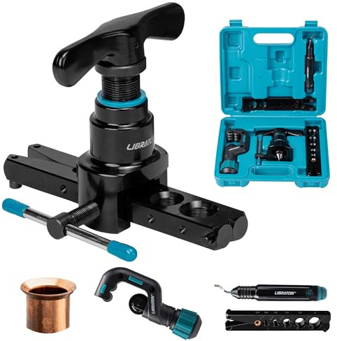 LIBRATON Einzel-Bördelwerkzeug, 1/4''- 3/4'' & 6-19mm HVAC-Bördel