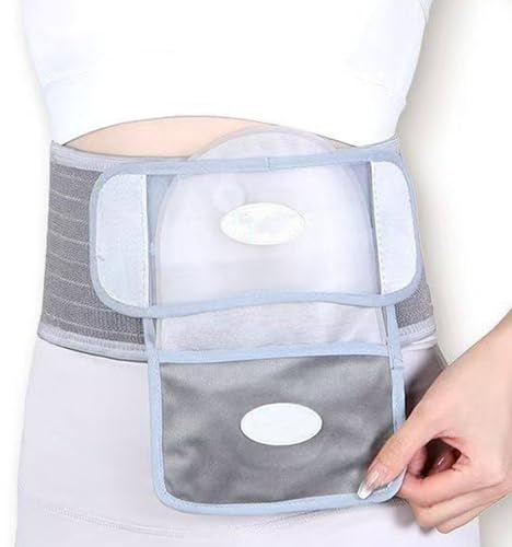 Stomiband, Justerbart Stomiband, Smygande Stomitillbehör för Postoperativ Vård Efter Stomi- Eller Ileostomikirurgi Buk(Large)