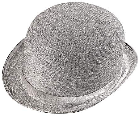 W WIDMANN MILANO Party Fashion, Elegante sombrero plateado, comodidad óptima, talla única, versátil para toda ocasión, calidad premium, fácil de cuidar, perfecto para destacar