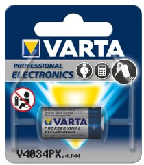 Varta Foto - Pile alcaline (V4034PX, 6V) Couleur argentée