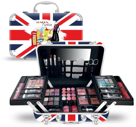 GLOSS ! Make-up-Koffer – Make-up-Set für Frauen – Weihnachtsgeschenkset – Geschenkidee zum Geburtstag, für die Lehrerin, zum Valentinstag, zum Muttertag – Beauty-Set - TRAVEL