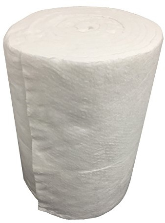 EINSIDE Feltro per isolamento fibra ceramica, Densità 96 kg/m³ | Lunghezza 7,3 m, Larghezza 61 cm, Spessore 2,5 cm