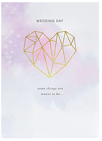 Hochzeitskarte - Hochzeitsgeschenk - Geschenkkarte - Hochzeitskarten für Brautpaar - Hochzeitskarte Glückwunsch - Hochzeitskarte für Freunde