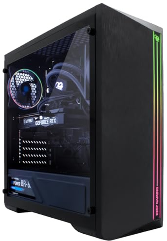 DeepGaming - PC Gaming Venom (Intel Core i7-12700F 8 x 2.5/4.9GHz, RTX 5060Ti 8GB, 32GB RAM, SSD M.2 500GB + 2TB HDD, Windows 11 Pro, Refrigeración Líquida, WiFi + Bluetooth)