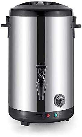 MNSSRN en Acier Inoxydable à Grande capacité de Lait de thé électrique de Lait électrique, thé à café de Boisson Chaude Chauffage Chauffage/de Conservation de la Chaleur/Froid,12L