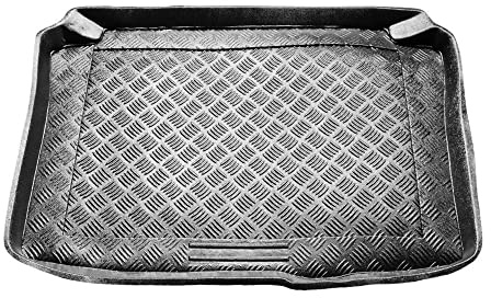 M MOTOS Tapetes de PE para maletero apata para Skoda Fabia I 1999–2007 Mejore la comodidad de su viaje con la resistente alfombrilla para el maletero del coche, que protege contra la suciedad y el pol