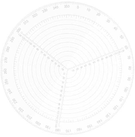 Veemoon Strumento Bussola Per Trovare Il Centro Del Cerchio Rotondo Strumento Per Tornire Bussola In Acrilico Per L'artigianato Creazione Di Mobili Fai Da Te Fatti A Mano Come Mostrato