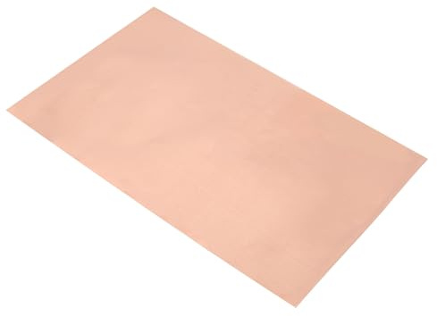 Feuille de Cuivre de Guitare de 5 Pièces, Bande Adhésive Forte Portative de Feuille de Cuivre pour la Guitare et L'artisanat D'arts de Bricolage de Blindage D'EMI