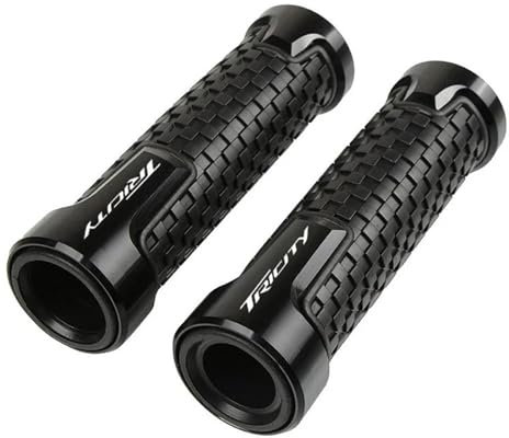 DEHIWI Motorrad 7/8 Lenker Griffe Griff Zubehör Hand Grip Bar Teile Für Yamaha Tricity 300 125 Tricity155 2000-2023 (Farbe : Schwarz)