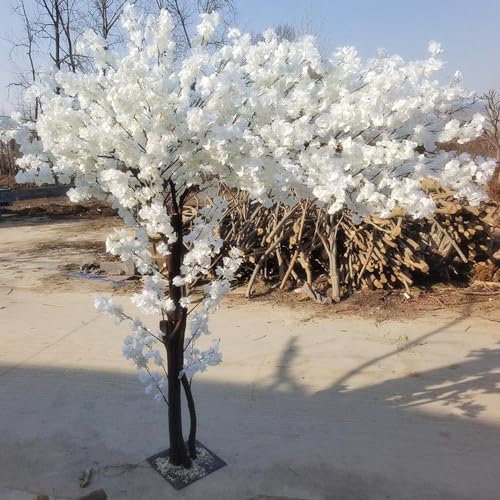Qiang Künstliche Kirschblütenbäume Gefälschte Sakura-Blume Indoor Outdoor Home Office Party Seidenblume Baum,Extended-1.5x1.5m