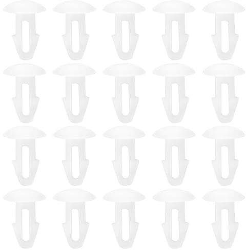 Create idea Lot de 100 rivets de cerclage avec trou de 38,1 cm pour réparation de meubles de terrasse, chaise, pelouse, salon, 1,66 x 1,2 cm, blanc