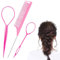 Wosyoodo Laccio Fermacapelli, Strumento per Treccia per La Coda, Accessori per Acconciature, Francese Twister per Acconciature Coda di Cavallo per Trecce Semplici ed Eleganti per Donne e Ragazze