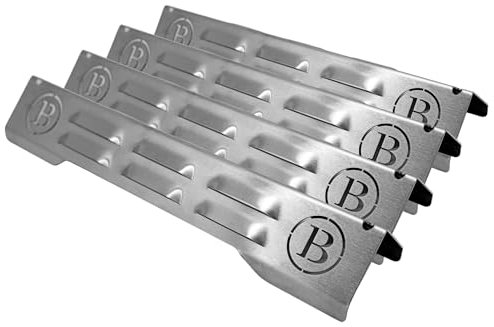 BABOSSA® Flammschutz aus massivem Edelstahl - Ersatzteil für Burnhard Fred | rostfrei & titanstabilisiert durch V4A Edelstahl | Made in Germany | 4er Pack