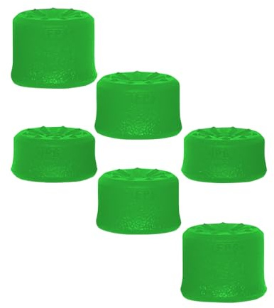 Lot de 6 capuchons de manette de jeu pour PS5 Pro/PS5 Slim/PS5 Slim PS5 (vert)