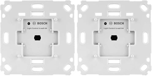 Bosch Smart Home Lichtschalter Unterputz, kompatibel mit Google Assistant, Alexa und Apple Homekit (Variante Deutschland und Österreich) (Packung mit 2)