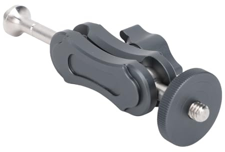 ZDETGU Braccio Articolato con Testa a Sfera - Supporto per Fotocamera con Rotazione a 360° per DSLR, Luci LED e Treppiedi - Braccio in Lega di Alluminio per Fotografia e Videografia Professionale