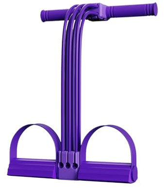 Fasce Elastiche con Pedali - Attrezzatura per Allenamento di | Fascia per Esercizi Gambe con Maniglie - per Gambe, Addominali, Braccia, Vita, Uomo, Ragazzi, Principianti, Culturisti