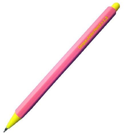 KOKUYO Campus Junior Bleistift, 1,3 mm, rosa Körper (PS-C101P-1P)
