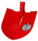 Ideal 3010501 Ruhr-Brillant - Pala con forma de Frankfurt, color rojo, talla 5