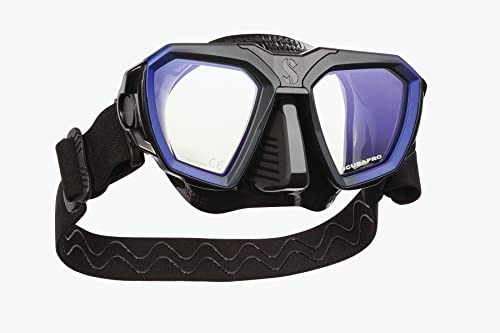Scubapro D- Mask Blu/Nero Taglia M Kit di regolatore per immersioni in acqua fredda Unisex-Adulto, BlackBlue, M