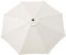 KHBNHJ Toile de Rechange pour Parasol de Jardin - 3 m à 8 Baleines- Blanc