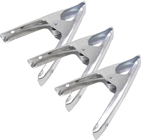 Vision4ever 12x Market stall Spring Clamps Large Metal Heavy Duty Clips fix Tarpaulin Sheet