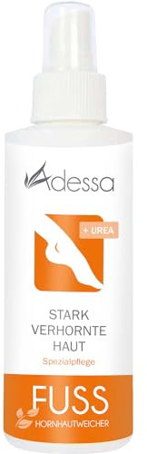 ADESSA Hornhautweicher-Spray 200 ml - Intensivpflege für stark verhornte, rissige Fersen, beschleunigt das Abschuppen der Hornhaut