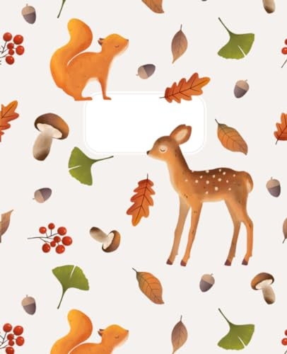 Autumn / Fall Notebook: Autumn / Fall Composition Book, Wide Ruled, 110 Pages, 7.5 x 9.25