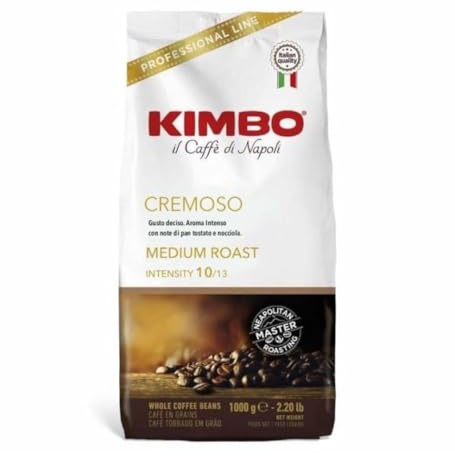 1Kg Caffè in Grani Chicchi Kimbo Cremoso per Distributori e Macchine Casa Bar