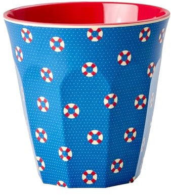 Rice Gobelet en mélamine 100 % mélamine bouée de sauvetage imprimé Lifeline Medium