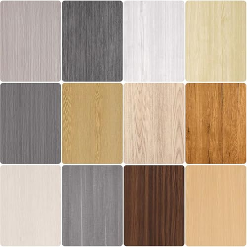 Eiauiuo Möbel Klebefolie für Tisch Holzfolie Selbstklebende Tapete PVC Wasserdicht Tischdecke Holzoptik Tischfolie Tischschutz Folie Tischaufkleber Hitzebeständige Möbelaufkleber Abnehmbare Abwischbar