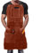 Besttoolifes Delantal de soldadura de cuero con 6 bolsillos para hombre. Delantal de taller resistente para soldadores y herreros. Ropa de trabajo protectora resistente al calor y al fuego