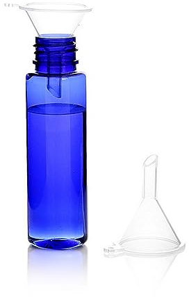 BUGUUYO 10pezzi Funnel Trasparente Spessa Per Oli Essenziali Per Bottiglie Stretto e Trasferimento Liquidi e Solidi