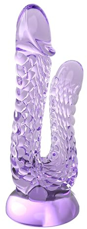 10.2 Inch Huge Realistic Dragon Double Ended Dildo for Beginners with Flared Suction Cup Base for Hands-Free Play, Flexible Monster Anal Dildo with Curved Shaft for Vaginal G-spot and Anal Play
