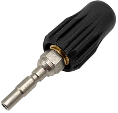 Adaptateur pour système d'emboîtement Kränzle K 1050 D10 vers D12 - Raccord rapide pour Kränzle Hobby à la série professionnelle - Compatible avec K 1050 P TS T XA15 XA17 - Adaptateur en laiton pour