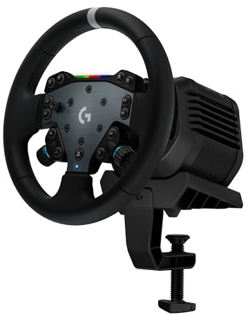 Logitech G RS50 System, 3-Piece Sim Racing Steering Wheel Setup