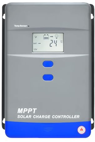 Y&H MPPT Laderegler 80A Solarladeregler 12V/24V/36V/48V,LCD,MAX PV-Panel-Eingangsleistung 4160W für das Laden von AGM Gel Nass- und Lithium-Batterien