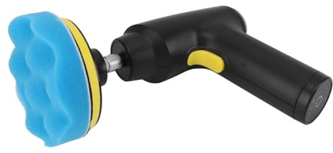 Spacnana Polisseuse sans Fil, Polisseuse électrique Rechargeable par USB avec 3 Vitesses Réglables 1000/1200/1600 TR/Min, Outil de Meulage de Polissage de Cire de Voiture Léger pour Les Détails