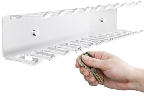 Liakyunf Supporto A Parete Per Appendicinture - Organizzatore Per Cravatte In Acrilico Da Parete | Gancio Portacinture Antiscivolo - Per Armadio Bagno Doccia Camera Ingresso Casa Hotel Guardaroba