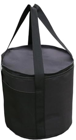 Okiyakusama Borsa Porta Fornello da Campeggio Portaoggetti Griglia BBQ Valigetta Utensili Cucina Oxford Manico Comodo Adatta per Barbecue Escursioni Pesca Picnic, 25x22 Cm